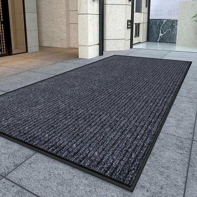 Kuyal Front Door Mat, Commercial Floor Mats Inside Outside Entrance, Heavy Duty - Image 2