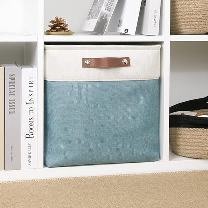 DULLEMELO Cube Basket for Storage, Collapsible Fabric Cube for Organizing - Image 6