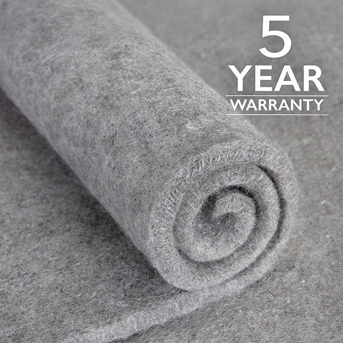 RUGPADUSA - Eco-Plush - 10'x12' - 1/2" Thick - 100% Felt - Luxurious Cushioned - Image 5