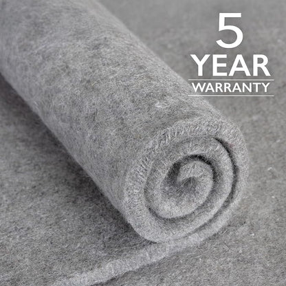 RUGPADUSA - Eco-Plush - 8'x10' - 1/2" Thick - 100% Felt - Luxurious Cushioned - Image 5