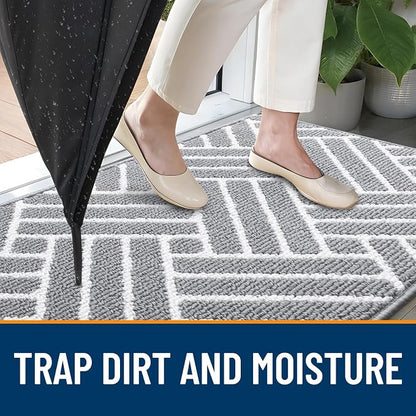 OLANLY Indoor Door Mat, 32x20 Inch, Dirt Resistant and Absorbent, Non-Slip - Image 2