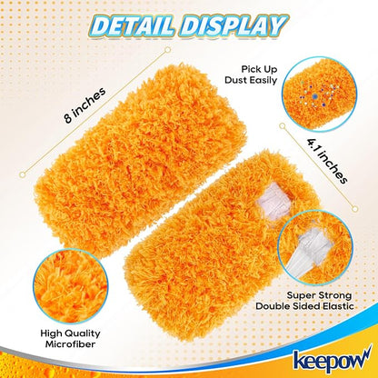 KEEPOW Reusable Microfiber Duster Refill Compatible - Image 3