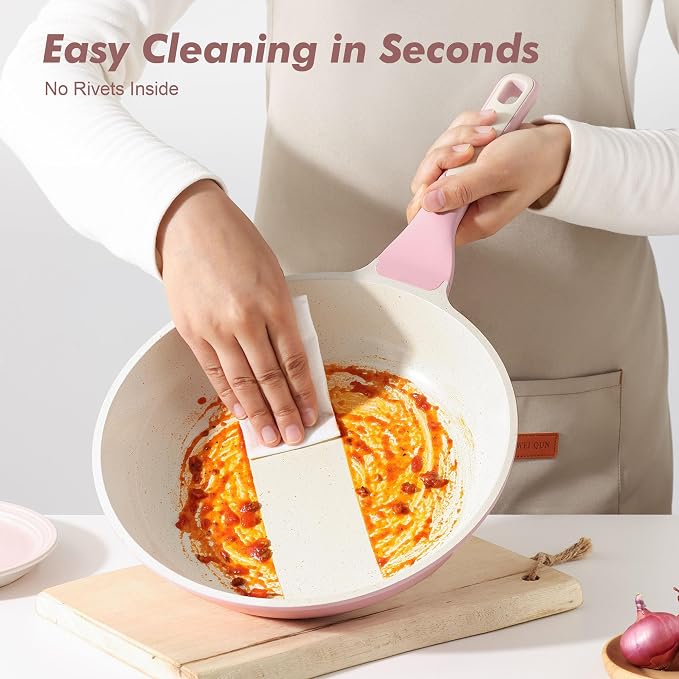 SENSARTE Nonstick Ceramic Frying Pan 10-Inch, Healthy Non Toxic Skillet - Image 3