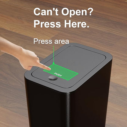 N. NETDOT 3 Pack 10L/2.6 Gal Bathroom Trash Can - Image 7