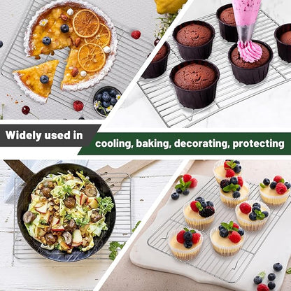 TeamFar Cooling Rack, 15.3” x 11.1” Stainless Steel Wire Baking Rack - Image 7