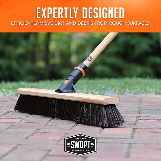 SWOPT 18" Premium Rough Surface Push Broom Head - Image 7