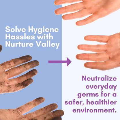 Nurture XL Antibacterial Body & Hand Wipes | Alcohol-Free Antiseptic Wet - Image 3