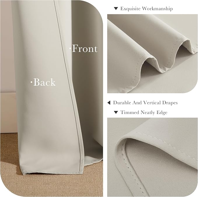PONY DANCE Blackout Curtains for Bedroom - Image 5
