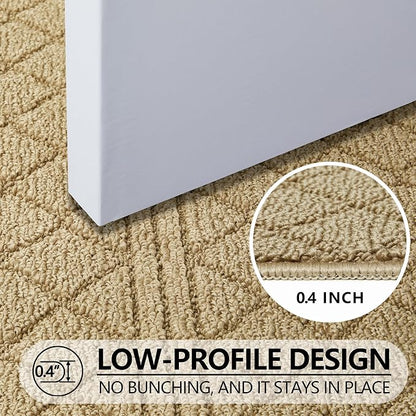 REFETONE Indoor Doormat, Front Back Door Mat 32"x40" Absorbent Rubber Backing - Image 3