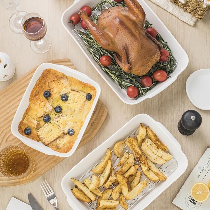 HOMBENE Ceramic Baking Dish Set - Image 6