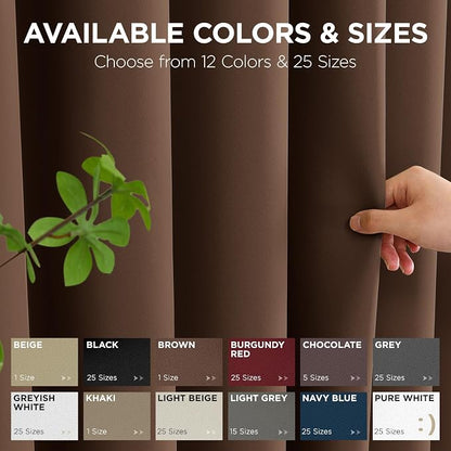 Joydeco Blackout Door Curtain for Doorway Privacy 78 Inches Long, Grommet - Image 9