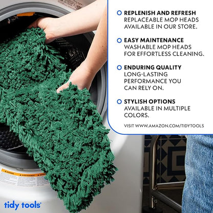 Commercial Dust Mop Replacement Head – 36 x 5 in. Cotton Nylon Reusable Mop - Image 3