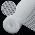 Shelf Liners, Non-Adhesive Drawer Liner, Waterproof & Oil-Proof Kitchen Cabinet Cupboard Liner Plastic EVA Material BPA Free Fridge Liner Mats Paper Protector for Shelves (Clear/16in x 240in)