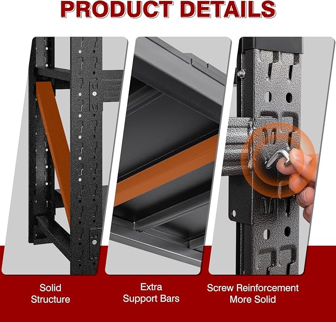 8000LBS Metal Steel Storage Shelves - Image 5
