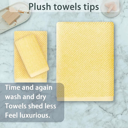 Yellow Towels for Bathroom - Image 4
