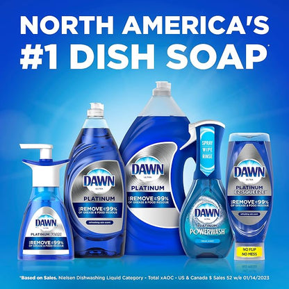 Dawn Platinum Dishwashing Liquid Dish Soap, Refreshing Rain Scent, 14.6 fl oz - Image 7