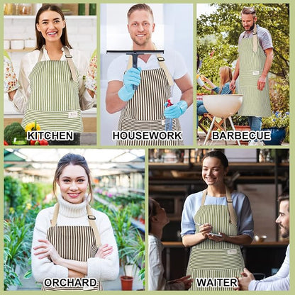 Janmercy 24 Pcs Aprons for Women Men - Image 7