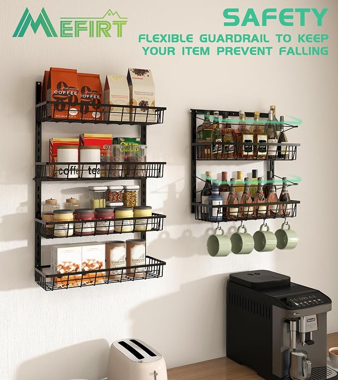 Mefirt Over The Door Pantry Organizer, Pantry Storage and Organization - Image 4