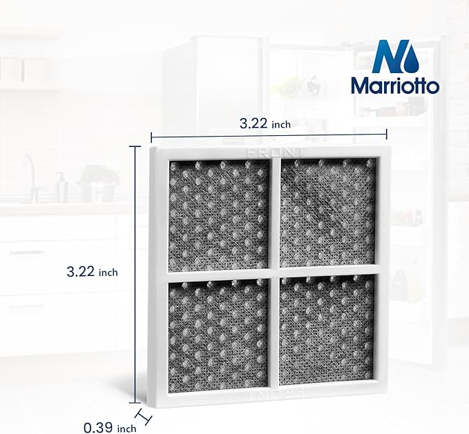 MARRIOTTO LT120F Refrigerator Air Filter Replacement for LG LT120F, Kenmore Elite 469918, 9918, ADQ73334008, ADQ73214402, ADQ73214404, 3 Pack