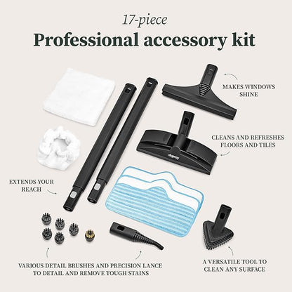 Dupray Neat Steam Cleaner with 17-Piece Kit – Powerful, chemical-free cleaning - Image 2