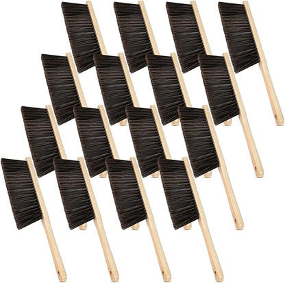 Tioncy 16 Pieces Wooden Dust Brush Bulk Hand Broom Bench Soft Bristle Cleaning by Tioncy