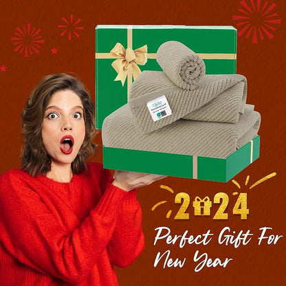 VOOVA & MOVAS Dark Beige Towels - Image 5