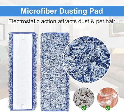 4 Pack Microfiber Cleaning Pad for Bona Mop Safe for Hardwood & Hard Surface - Image 3