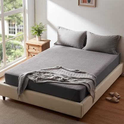 Hanherry 100% Waterproof Full Size Mattress Protector, Rayon Made from Bamboo - Image 6