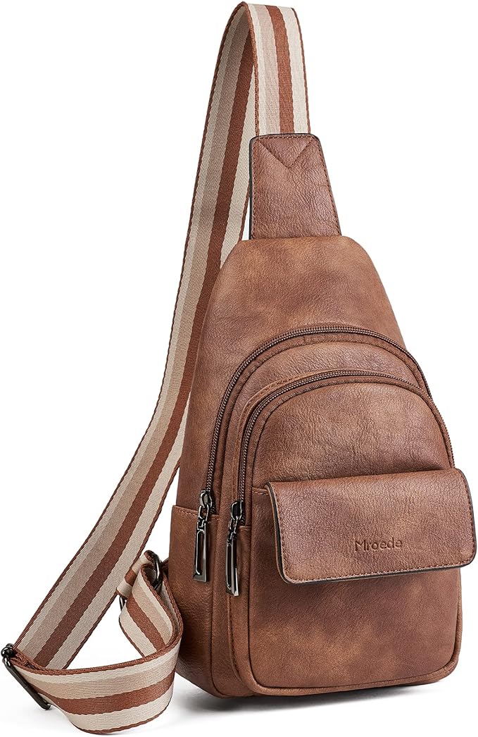 Sling Bag Crossbody Bags for Women Small Cross Body Bag Fanny Packs Chest Sling Purse for Daily Travel Leisure Sport