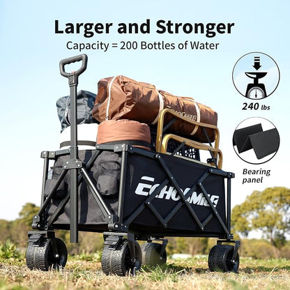EchoSmile Collapsible Folding Wagon Cart - Image 3