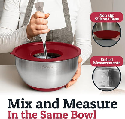 Priority Chef Stainless Steel Mixing Bowls - Image 3
