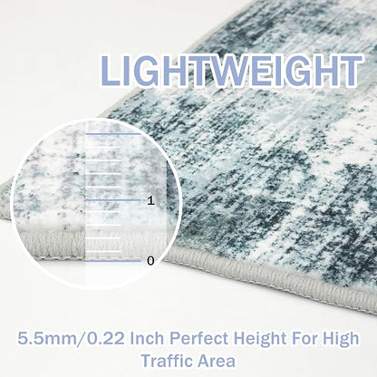 IOHOUZE Abstract Area Rugs 9x12 Ft Washable Large Rugs - Image 5