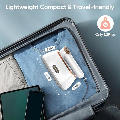 Steamer for Clothes & Iron 2in1, 1200W Travel Steam Iron, 5 Modes LCD, 180ml - Image 5