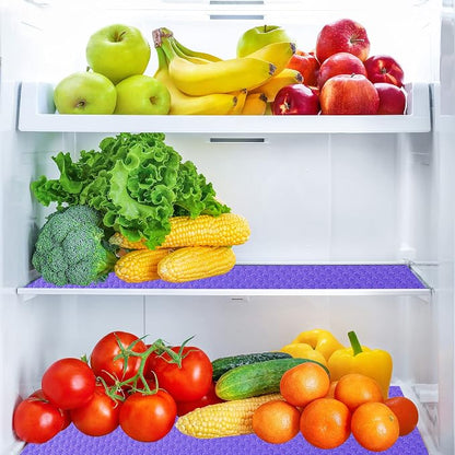 8Pcs Refrigerator Liners, Washable Fridge Liner Mats Covers Pads - Image 6
