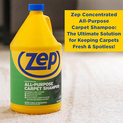 Zep All-Purpose Carpet Shampoo Concentrate Cleaner - Image 5