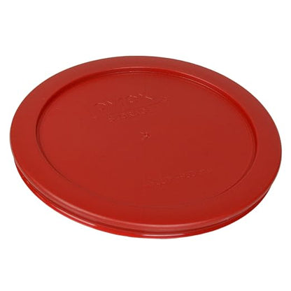 Pyrex 7201-PC 4 Cup Poppy Red Food Storage Replacement Lids - Image 2