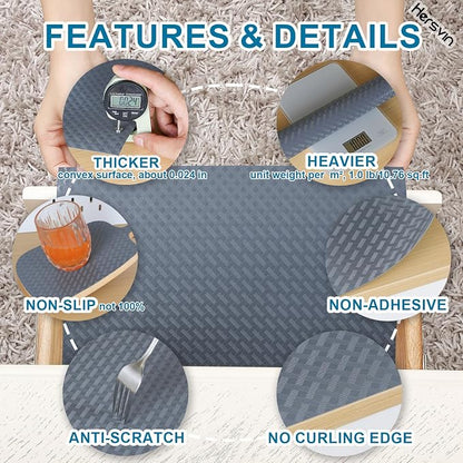 Shelf Liners 12 in x 20 ft EVA Drawer Mats, Non-Adhesive Cupboard Pad, Kitchen - Image 2
