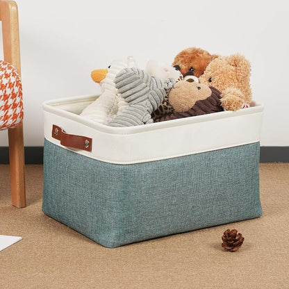 DULLEMELO Storage Baskets for Organizing, Rectangular Fabric Storage Bins - Image 6