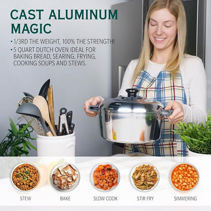 Magnaware Cast Aluminum Dutch Oven - Image 4