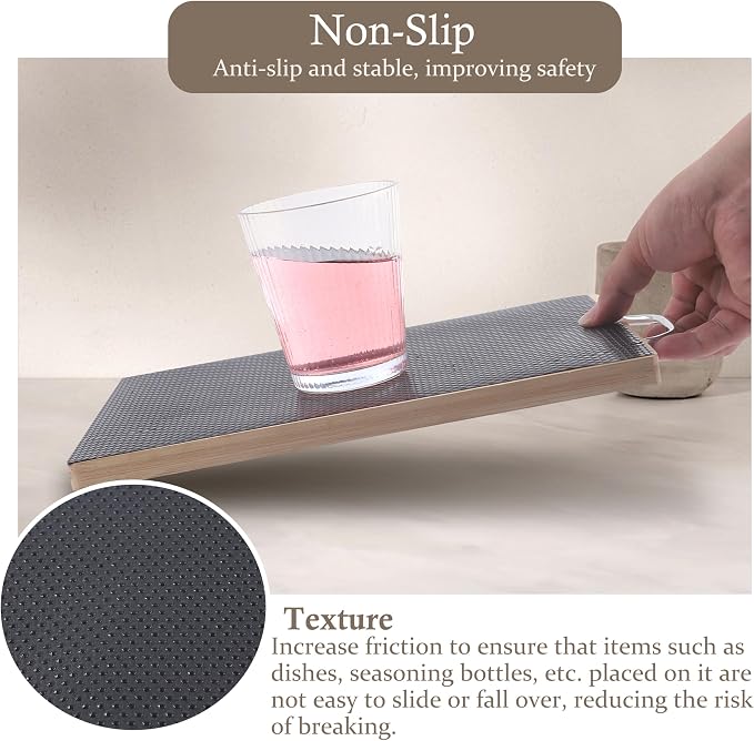Cabinet Shelf Liners 15 Inch Wide X 20 Ft Kitchen Drawer Liner Non-Adhesive - Image 3