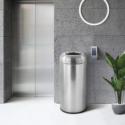 Dyna-Living Large Trash Can Outdoor Stainless Steel Garbage Can - Image 4