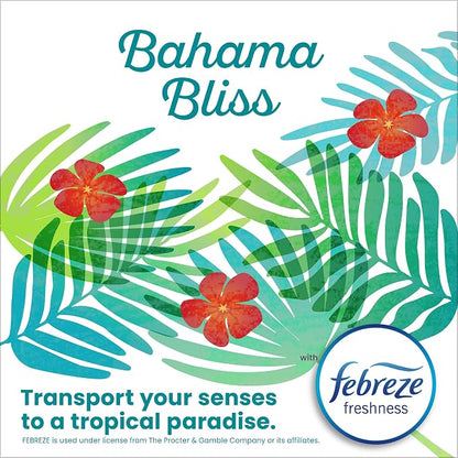 Glad Small Trash Bags 4 Gallon, Febreze Bahama Bliss Garbage Bags, Odor - Image 3