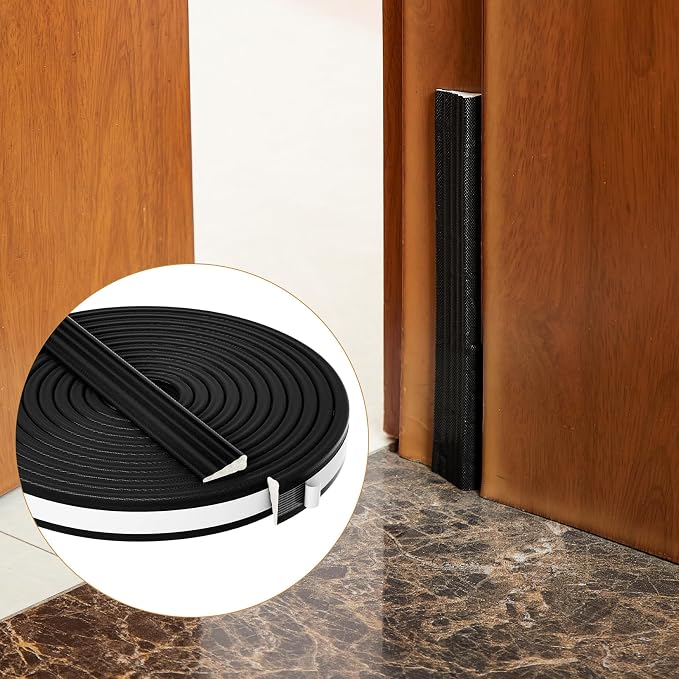 QDiShi 118" Wedge-Shape Weather Stripping Door Seal Weatherproof Foam Seals - Image 7