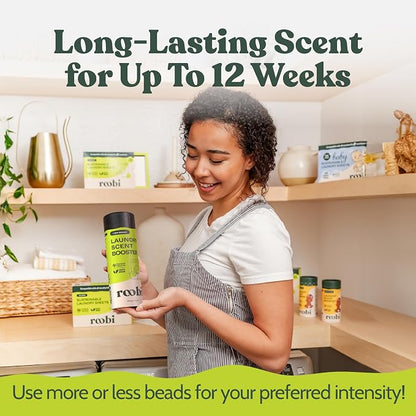 Roobi Sustainable Laundry Scent Booster Beads. Linen Breeze Fragrance Laundry - Image 4