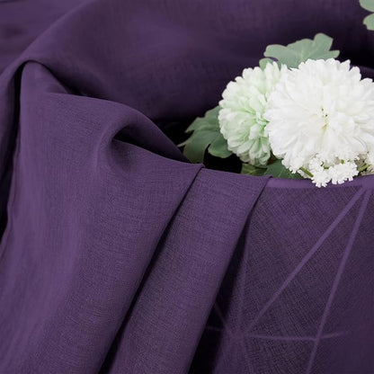 Tollpiz Sheer Curtain Linen Textured Bedroom Curtains Sheer Light Filtering Rod - Image 6
