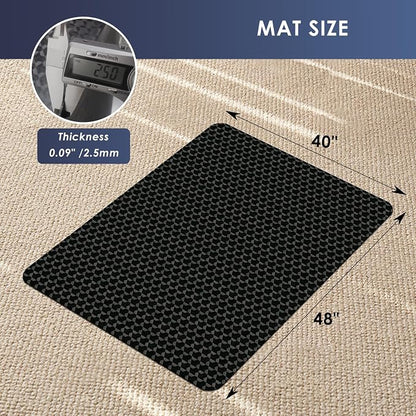 Vicwe Office Chair Mat for Carpet, Heavy Duty Chair Mat - Image 7