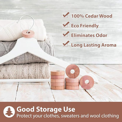 Pack of 30 Cedar Blocks and 16 Lavender Flower Sachets Craft Bag, Drawer - Image 2