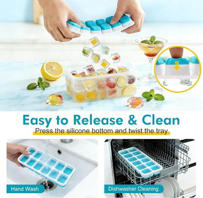 NFK Ice Cube Tray with Lid & Bin - Image 5
