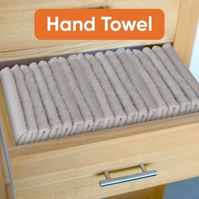 Superio Cotton Terry Washcloths Grey Towels 100% Cotton Cleaning Cloth 16" Rags - Image 6
