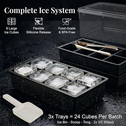 Large Silicone Ice Cube Tray - Image 3